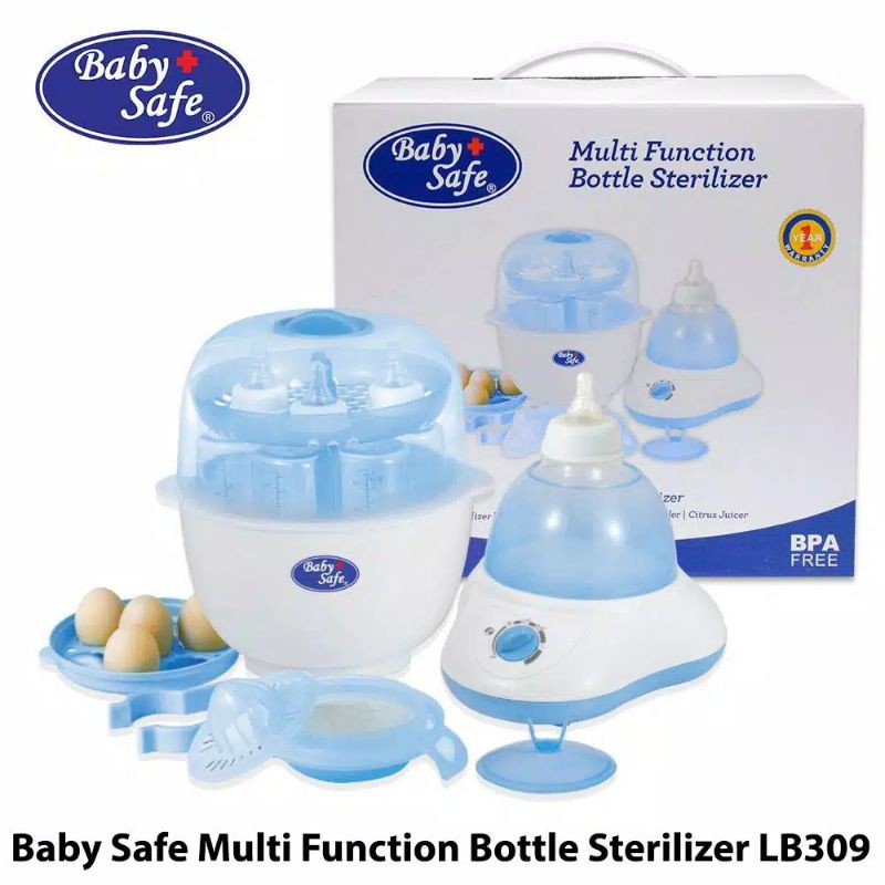 LB309 Baby Safe Multi Function Milk Bottle Warmer Sterilizer / Penghangat Susu Steril Botol