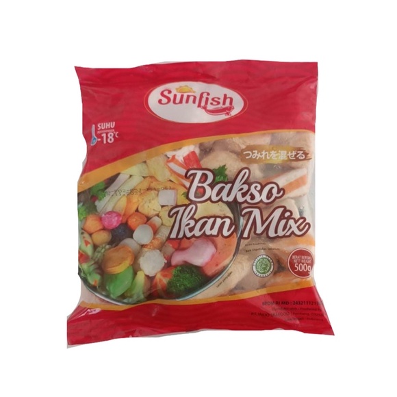 

Sunfish Bakso Ikan Mix 500gr