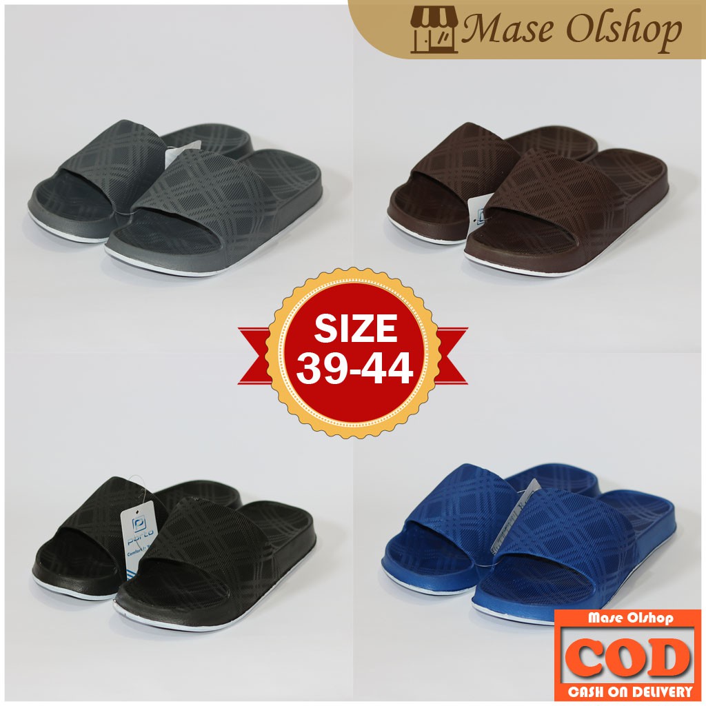 Sandal Slide Pria Porto 1036M Size 39-44 Besar