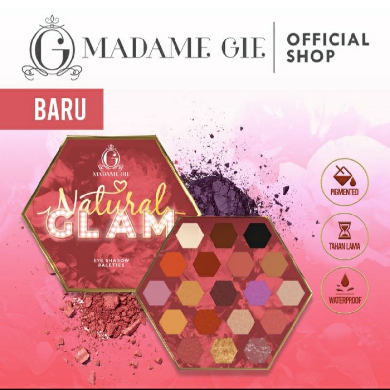 madam gie natural glam-make up eyeshadow paletee