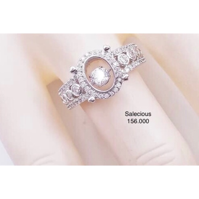 Cincin dancing stone luxury lapis emas 18K
