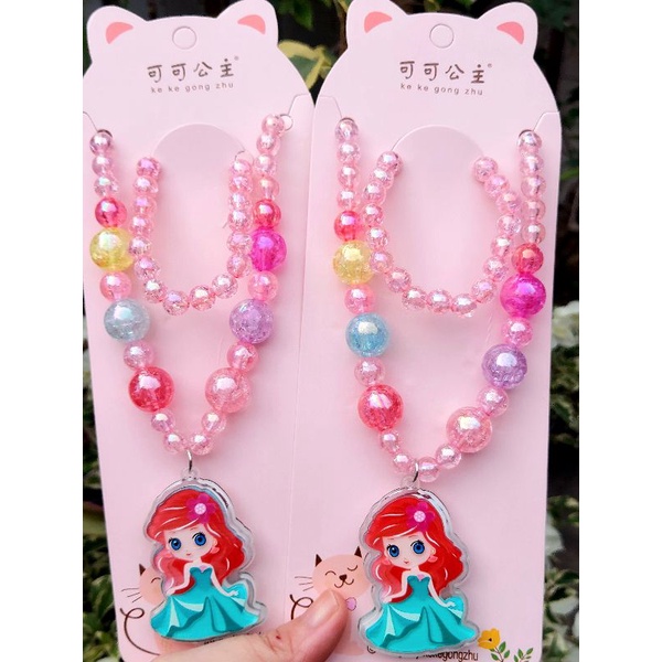 [ULTRATOYS] KALUNG LAMPU ANAK PRINCESS MERMAID IMPORT