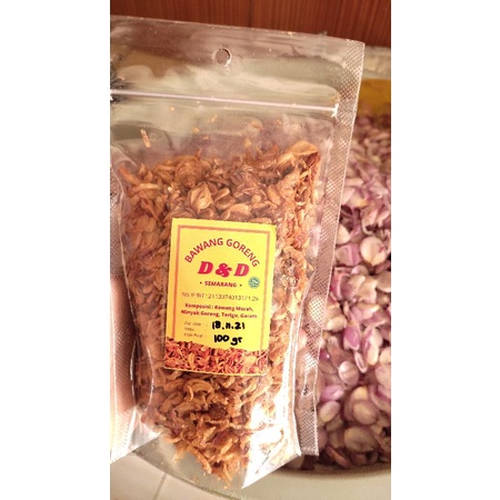 

Bawang Merah Goreng 100gr Tanpa Campuran Tanpa Pengawet
