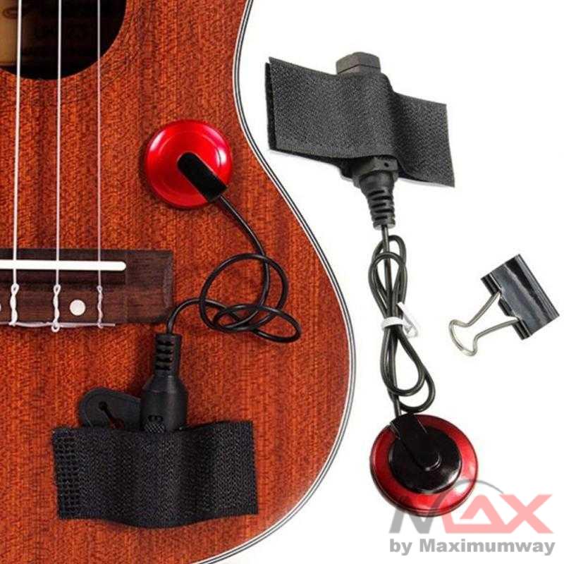 Piezo Pickup Mikrofon Gitar Akustik - P-007 Warna Hitam