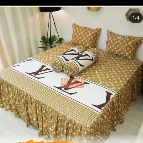 Sprei Rumbai LV Katun Lokal Premium