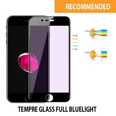 Blue Ray 10D iPhone 6 7 8 Plus 6+ 7+ 8+ Tempered Glass FULL GLUE ANTI RADIASI