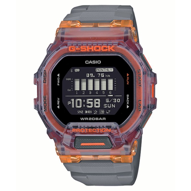 jam tangan casio g shock model warna khusus type gbd 200sm 1a5dr original   jam tangan pria   casio 