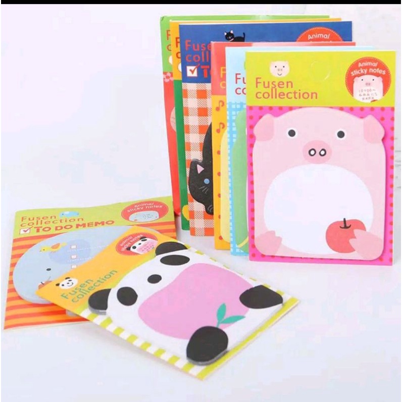 

Memo Catatan Kecil Bentuk Hewan Animal Sticky Notes