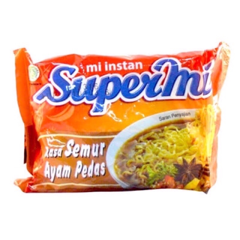 

1 pcs Supermi rasa semur ayam pedas