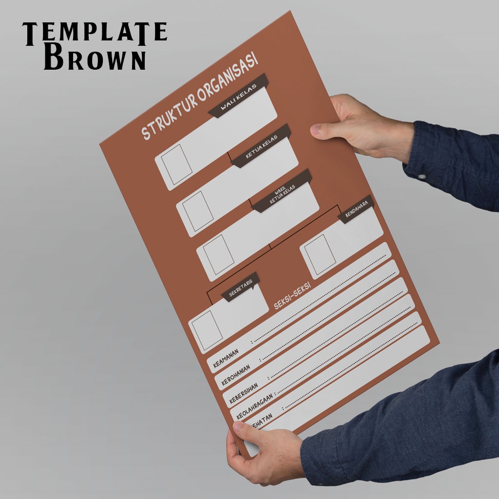 

Struktur Organisasi Kelas Aesthetic Brown size A3+