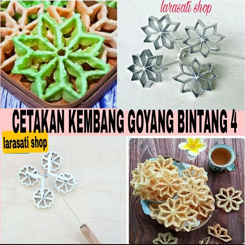 Cetakan Kembang Goyang Mini /Kecil