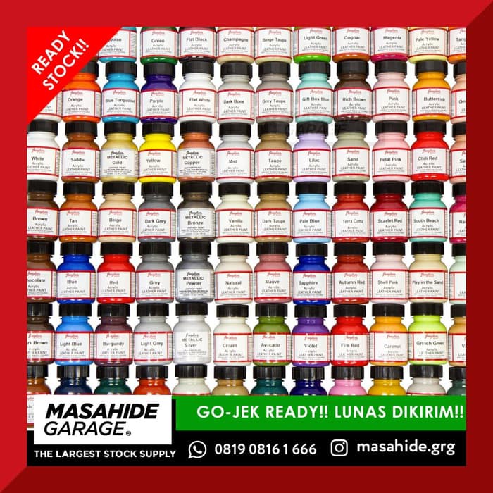 

Dijual Angelus Acrylic Leather Paint 1 oz 30ml Murah