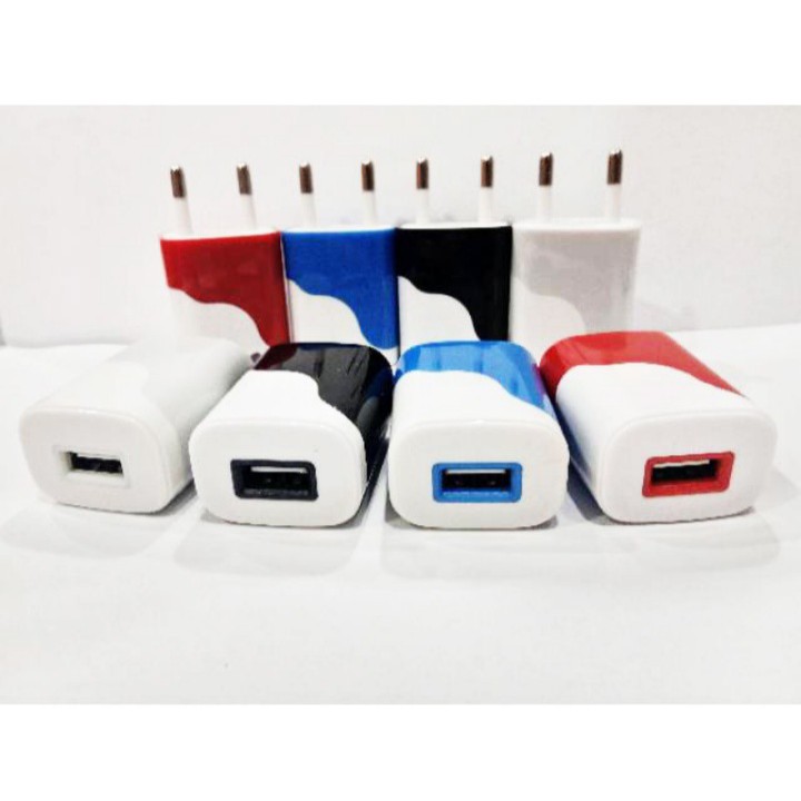 Travel Adaptor Better 1 USB Toples Batok Kepala Charger HP Universal