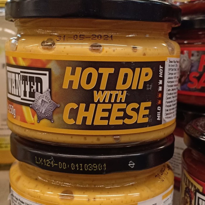 

WANTED HOT DIP CHEESE 250g