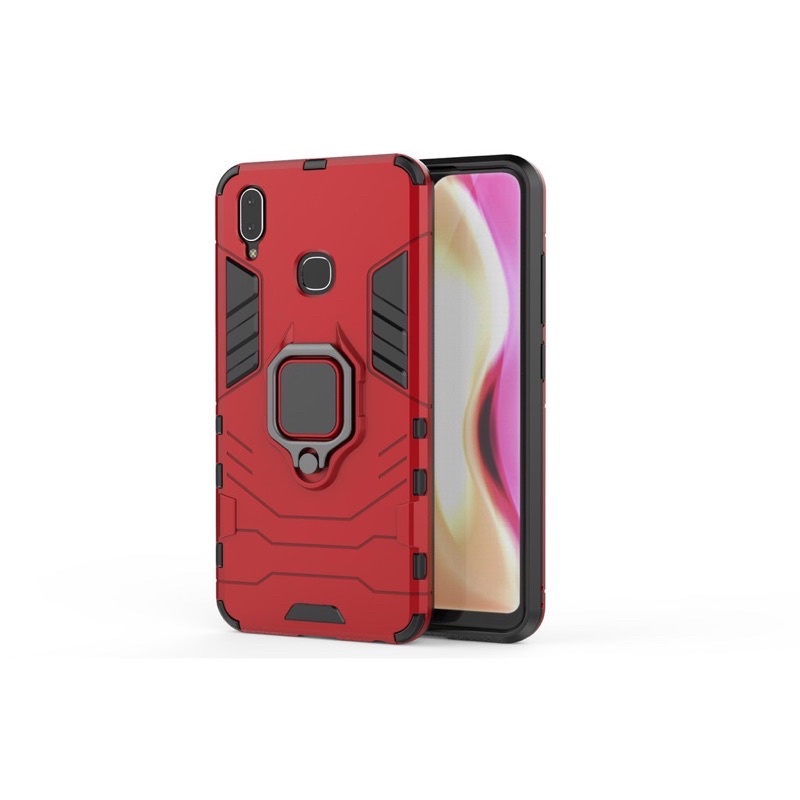 OPPO RENO 4/ RENO 5F/ RENO 5/ F19 PRO/ A94/ A52/ A92/ F17/ A73/ A74/ RENO 2F/ RENO 2Z/ HARD CASE ROBOT TRANSFORMER + RING/ PANTHER