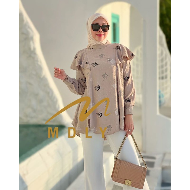 Atasan Kemeja Wanita Terbaru Livia  Blouse by Mdly