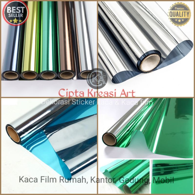 KACA FILM RIBEN / STIKER KACA FILM RAYBEN WARNA / PINK / KUNING / HIJAU / BIRU / COKLAT / HITAM