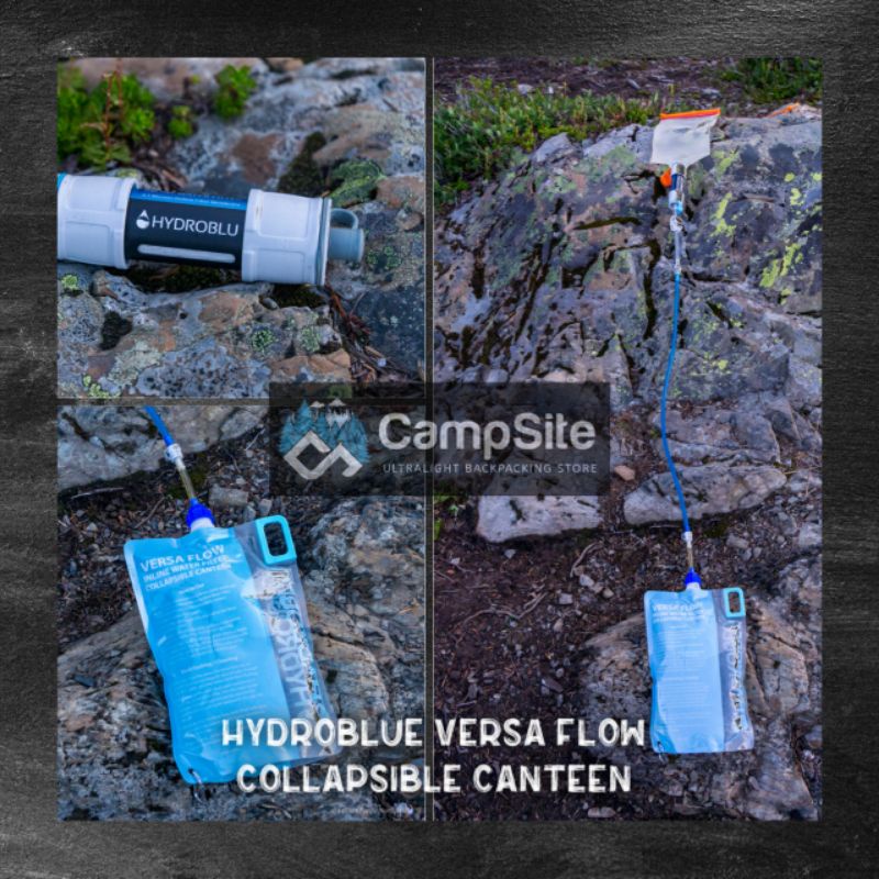 HYDROBLU COLLAPSIBLE CANTEEN 1,9L VERSA FLOW WATER FILTER