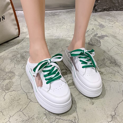 Sepatu Sandal Perempuan Putih Import Cantik Sepatu Sendal Cewek Korea Trendy SD-097