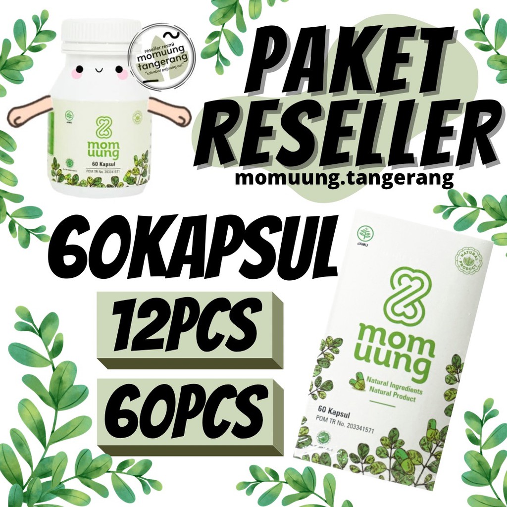 MOM UUNG ASI BOOSTER MOMUUNG PAKET RESELLER 12 PCS TANGERANG