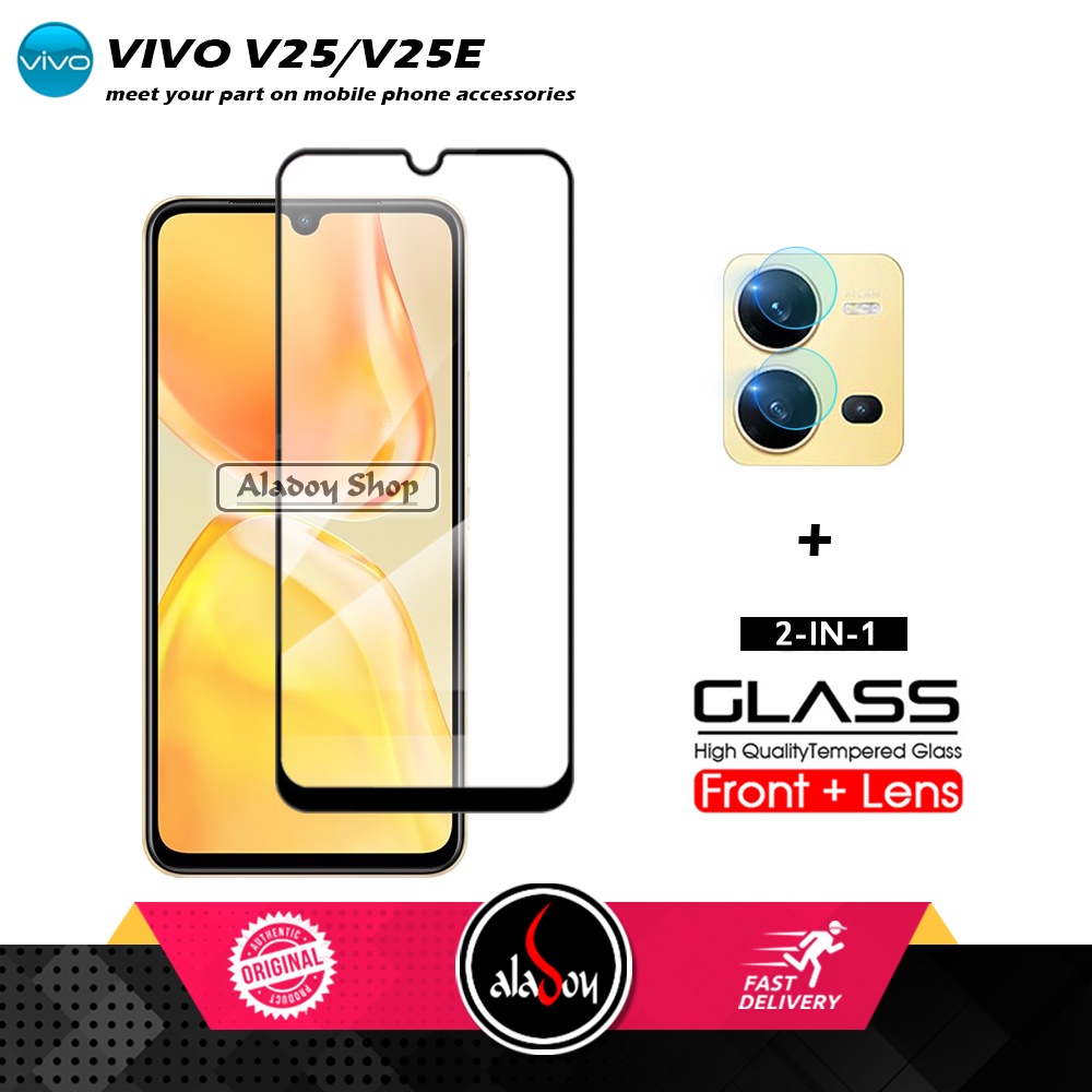 Tempered Glass Layar Vivo V25/V25E Free Tempered Glass Camera