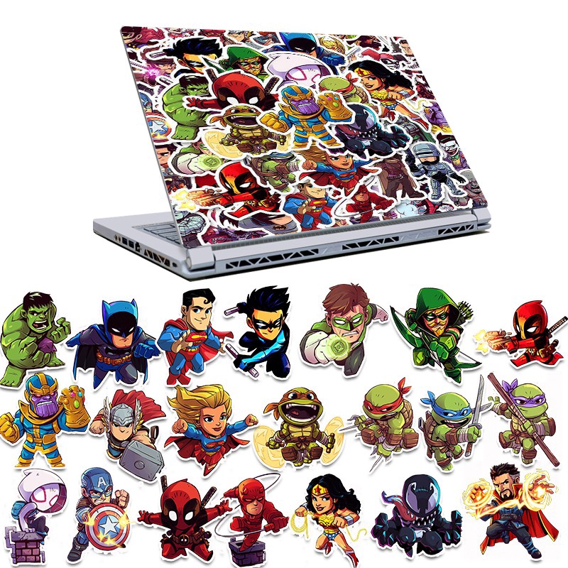 New 50 pieces/pack of classic character decoration stickers in anime movies