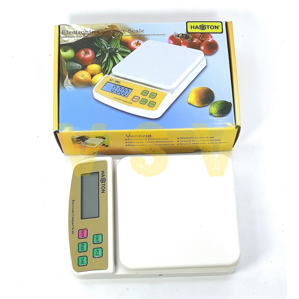 Hasston Timbangan digital dapur 5kg 4561-012 akurasi 1g Timbangan kue buah