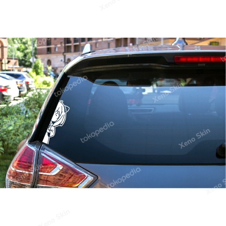 Stiker Peeker Spy x Family Anya Forger Untuk Mobil dan Laptop