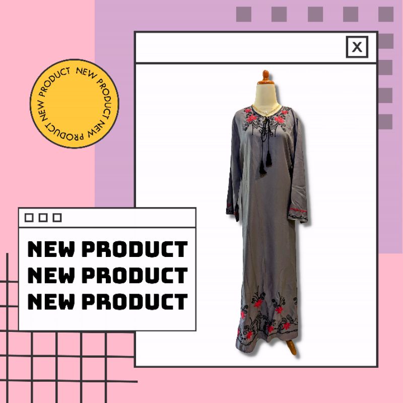 Gamis/ Long Dress / JubahTunik  Wanita Import Bangkok