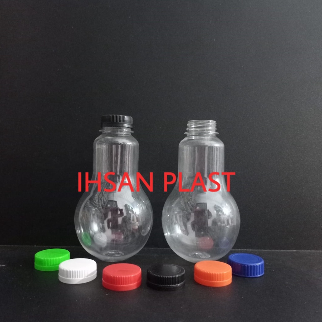 BOTOL PLASTIK LAMPU BOHLAM 320 ML