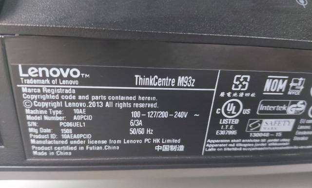 Aio Lenovo ThinkCentre M93z Core i7gen4 Bergaransi