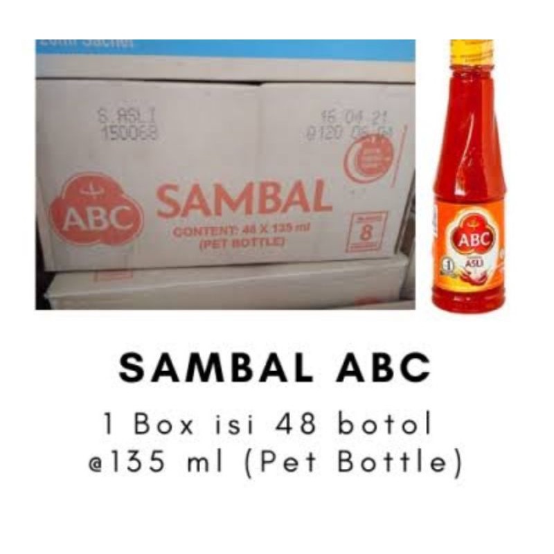 

Sambal ABC extra pedas 135gr dus