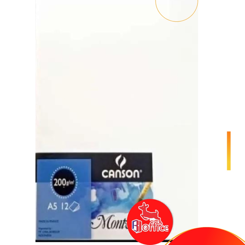 

Canson Montval 200 Gsm A4 A5 A6 Kertas Gambar Cat Air Watercolour Paper