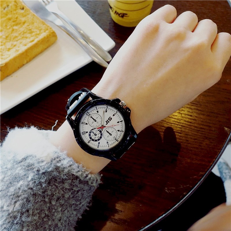 ELFYDO J169 Jam Tangan Analog Wristwatch Jam Tangan Couple Pria Wanita