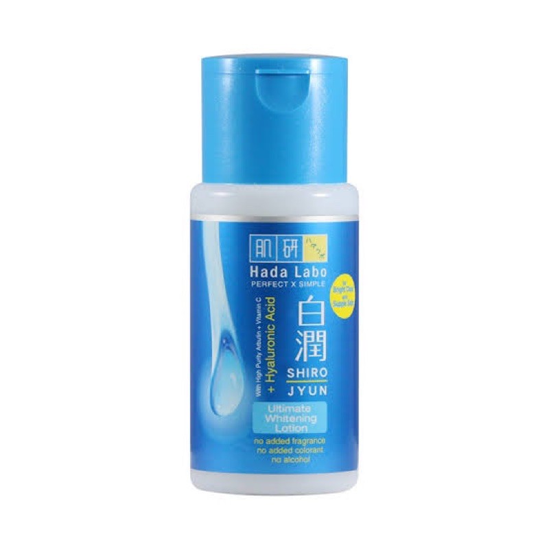 Hadalabo shirojyun hada labo ultimate whitening lotion milk 100ml shiro toner pemutih