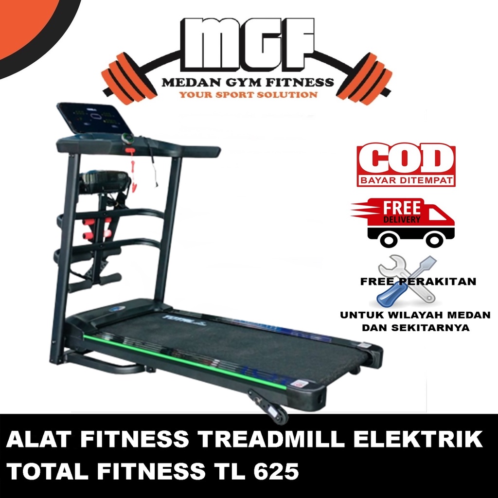 ALAT FITNESS TREADMILL ELEKTRIK TOTAL FITNESS TL 625