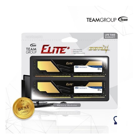 Team Elite Plus Gold DDR4 16GB (2x8GB) 2666MHz (Resmi,Grs Lifetime)