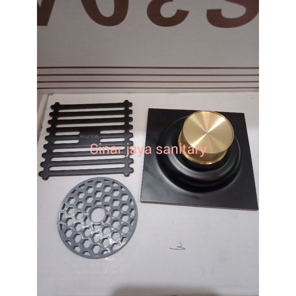 Floor drain black anti bau / floor drain hitam saringan pembuangan air