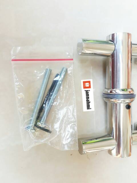 2 Set handle pintu ss tusuk baut tembus + 1 set body pelor kunci