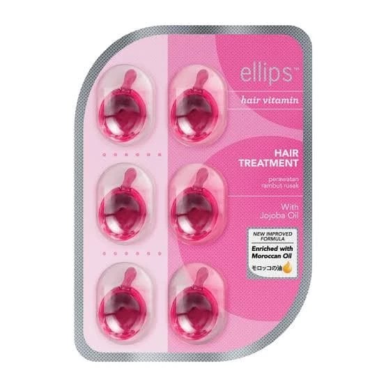 [ KEMASAN KEPING ] ELLIPS HAIR VITAMIN - (1ml x 6) ❤ jselectiv ❤ Vitamin Rambut ELLIPS - ORI✔️BPOM✔️COD✔️