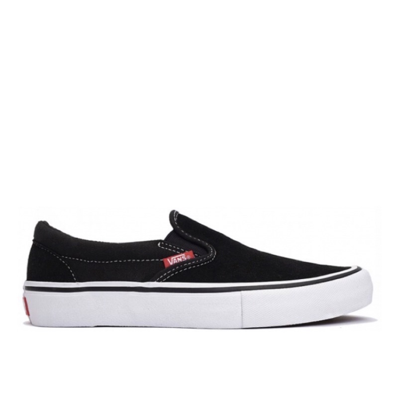 Vans Slip On Pro Black/White - 100% Original / RESMI