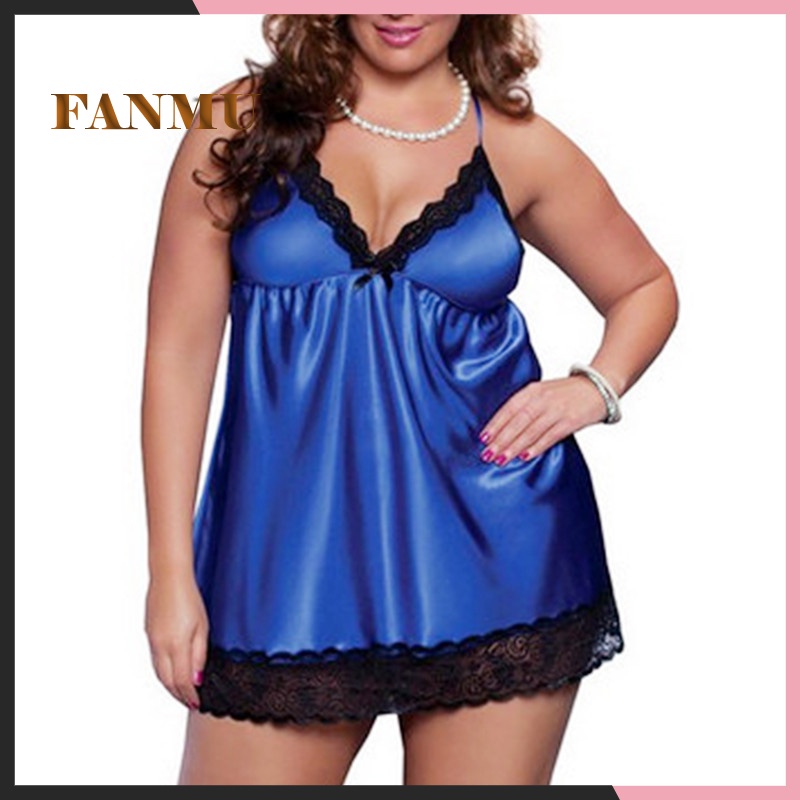 Max ld 140cm / lingeria sexy big size / baju tidur lingerie jumbo