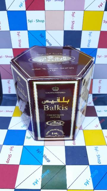 Parfum BALKIS Original By AL REHAB Roll On Non Alkohol 6ml