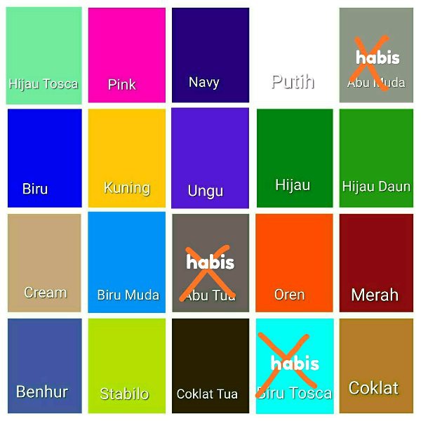 Sprei Waterproof ukuran 120x200 Polos