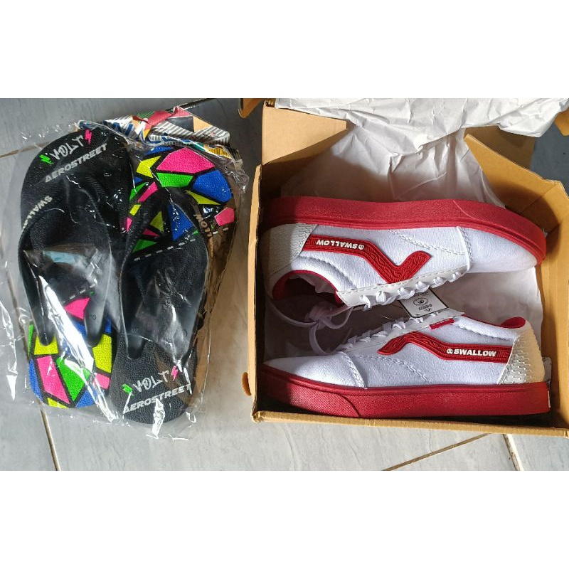 sepatu aerostreet x swallow size 39 original