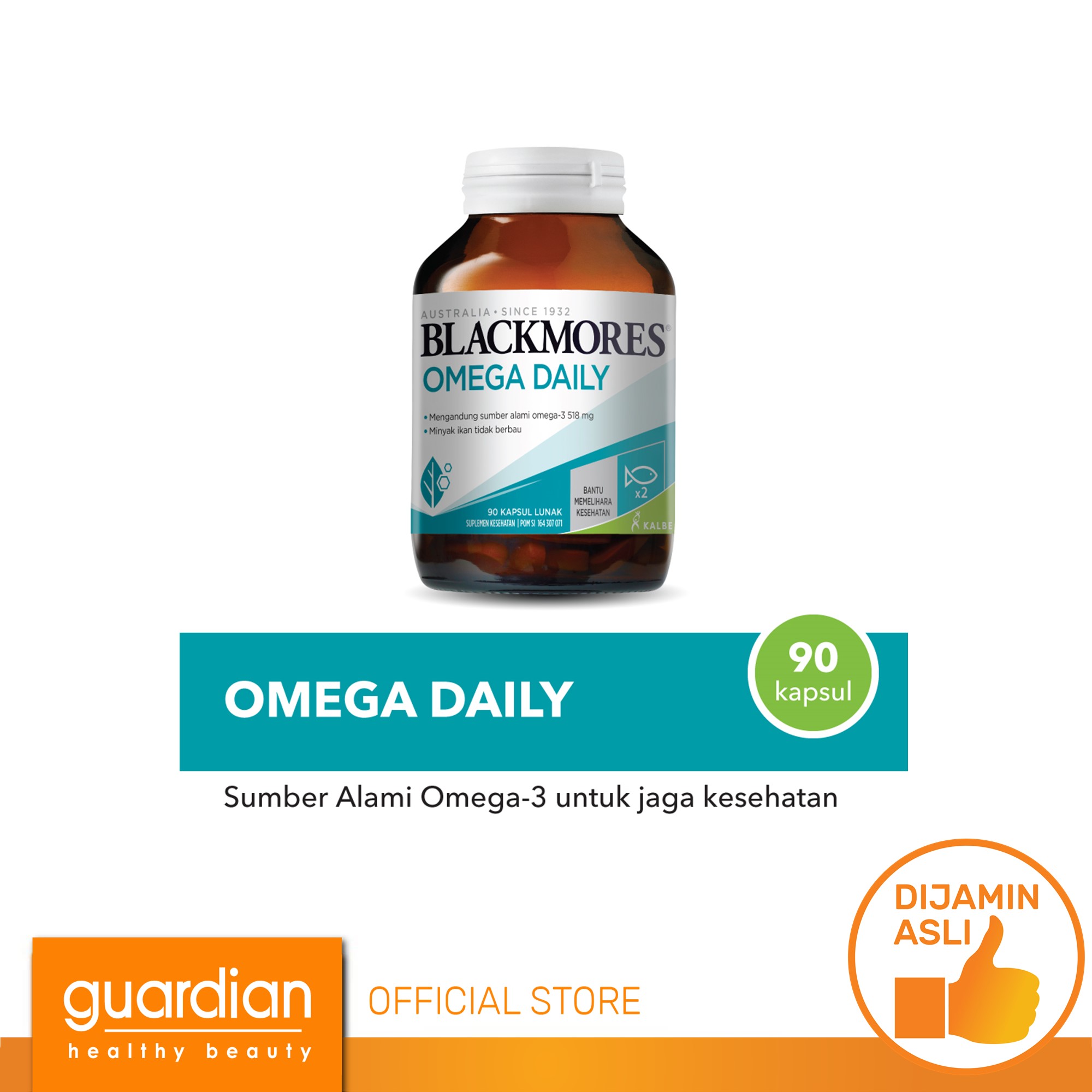 Blackmores Omega Daily 1034 mg 90 Tablets Shopee Indonesia