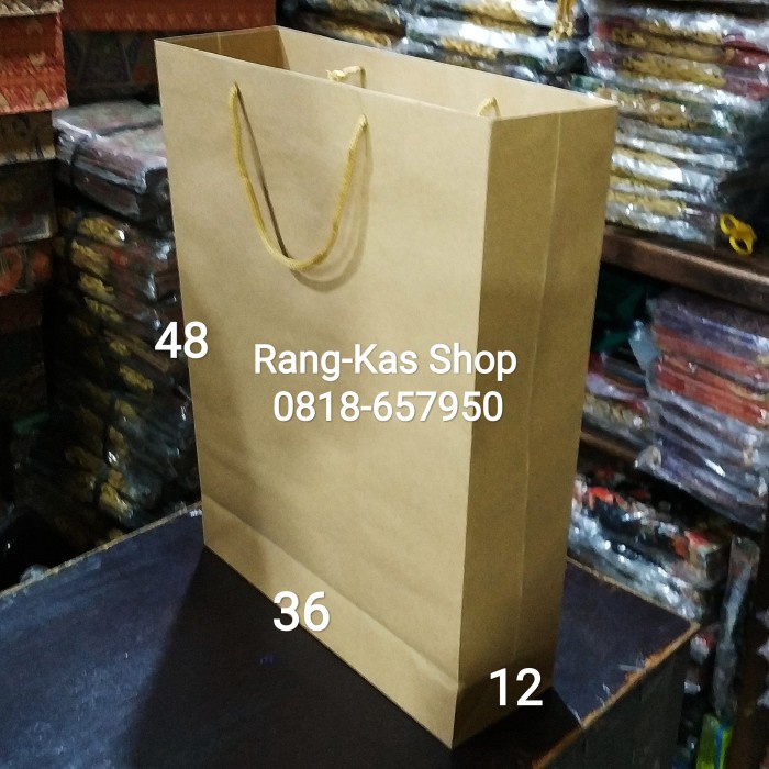 

(TERLARIS) Paper bag Polos JUMBO GNT Besar samson doff