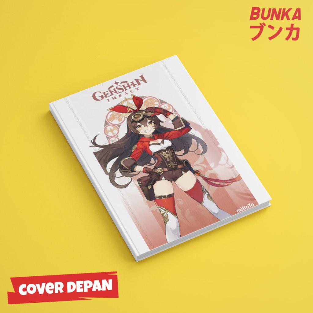

Notebook Game Genshin Impact Amber Hardcover A5 Buku Tulis Catatan Notes Agenda Planner Jurnal