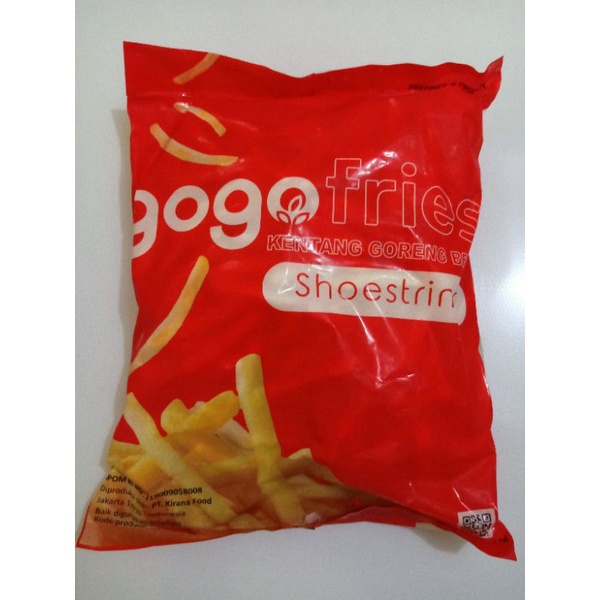 

Kentang beku gogo shoestring.