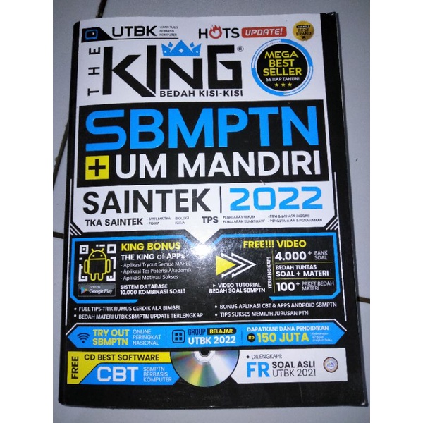 BUKU THE KING SAINTEK 2022 ORIGINAL PRELOVED